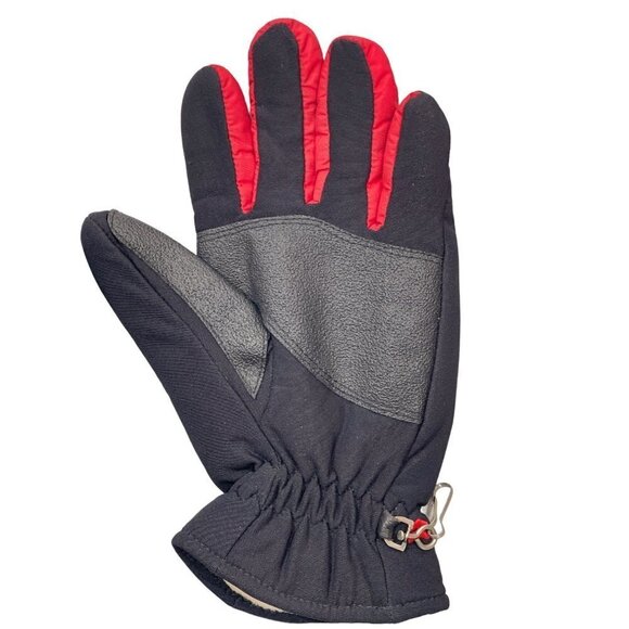 ATLANTA HAWKS Men's Black Red Gloves Small/Medium Winter Gear‎ Thinsulate Logo - Picture 6 of 15